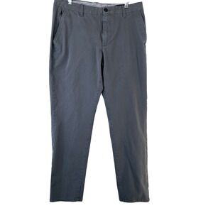 Bonobos Gray Stretch Lightweight Chino Pants Men's Size 33/30‎ Golf Flat Front